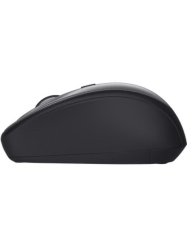 Ratón Mini Inalámbrico Trust Yvi+ Silent/ Hasta 1600 DPI/ Negro