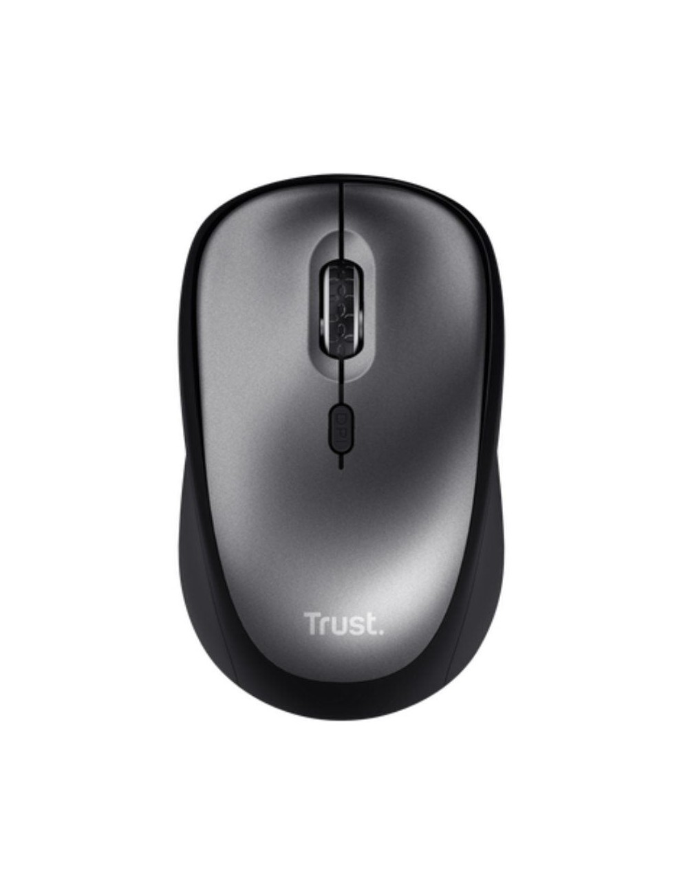 Ratón Mini Inalámbrico Trust Yvi+ Silent/ Hasta 1600 DPI/ Negro
