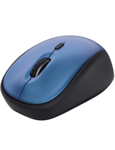 Ratón Mini Inalámbrico Trust Yvi+ Silent/ Hasta 1600 DPI/ Azul