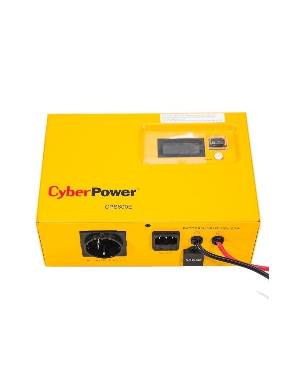 Inversor de Corriente Cyberpower CPS600E/ 600VA/ 420W Schuko