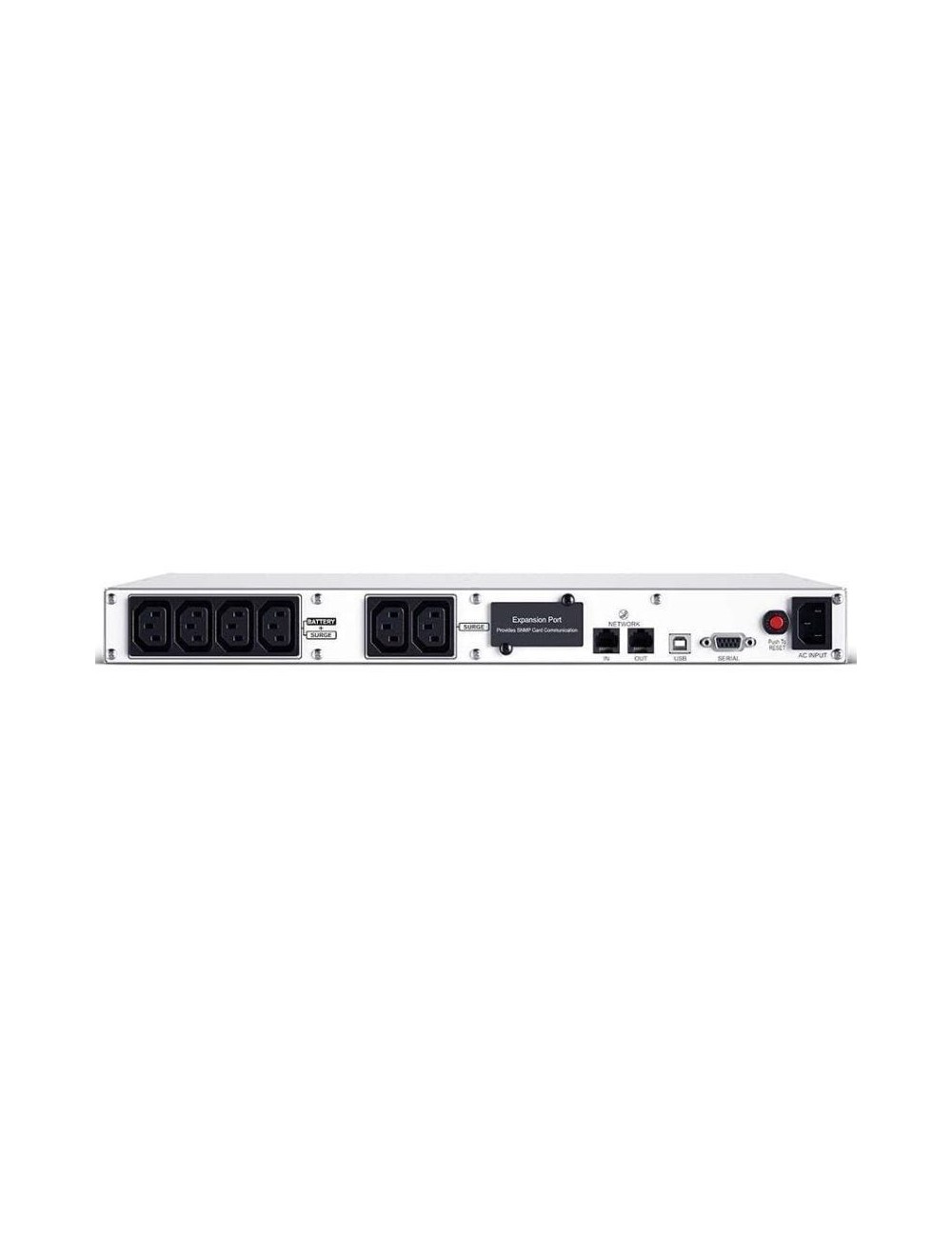 SAI Línea Interactiva Cyberpower OR1000ERM1U/ 1000VA-600W/ 6 Salidas/ Formato Rack