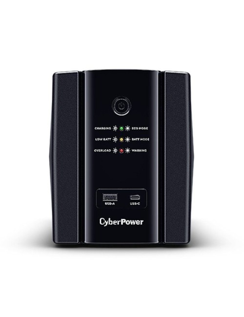 SAI Línea Interactiva Cyberpower UT1500EG/ 1500VA-900W/ 4 Salidas/ Formato Torre