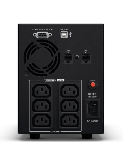 SAI Línea Interactiva Cyberpower VALUE2200EILCD/ 2200VA-1320W/ 6 Salidas/ Formato Torre