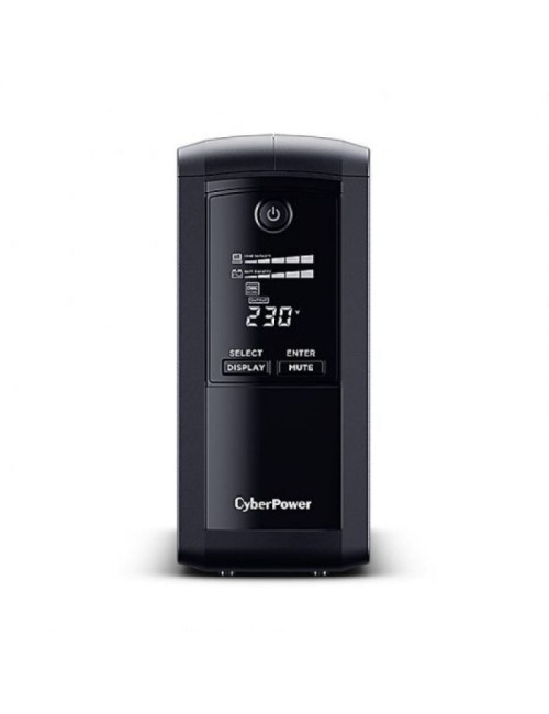 SAI Línea Interactiva Cyberpower VP1000ELCD/ 1000VA-550W/ 4 Salidas/ Formato Torre