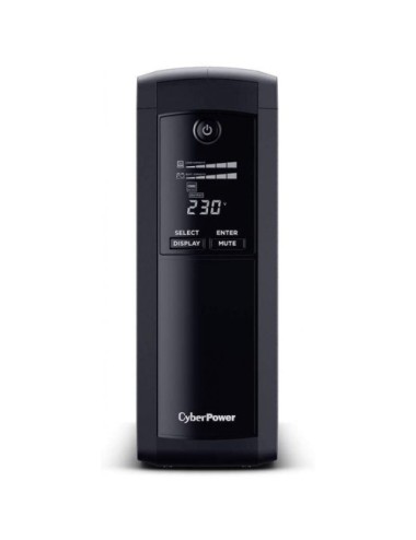 SAI Línea Interactiva Cyberpower VP1200ELCD-DE/ 1200VA-720W/ 5 Salidas/ Formato Torre
