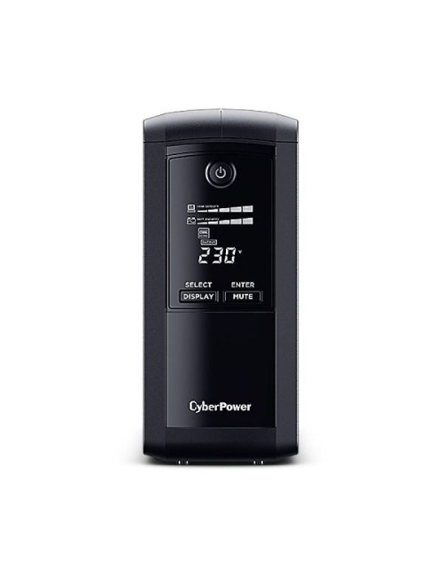 SAI Línea Interactiva Cyberpower VP700ELCD/ 700VA-390W/ 4 Salidas/ Formato Torre