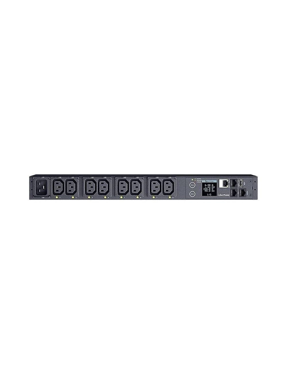 Unidad de Distribución para Alimentación Cyberpower PDU41005/ 16A/ 8x IEC C13/ Formato Rack 1U