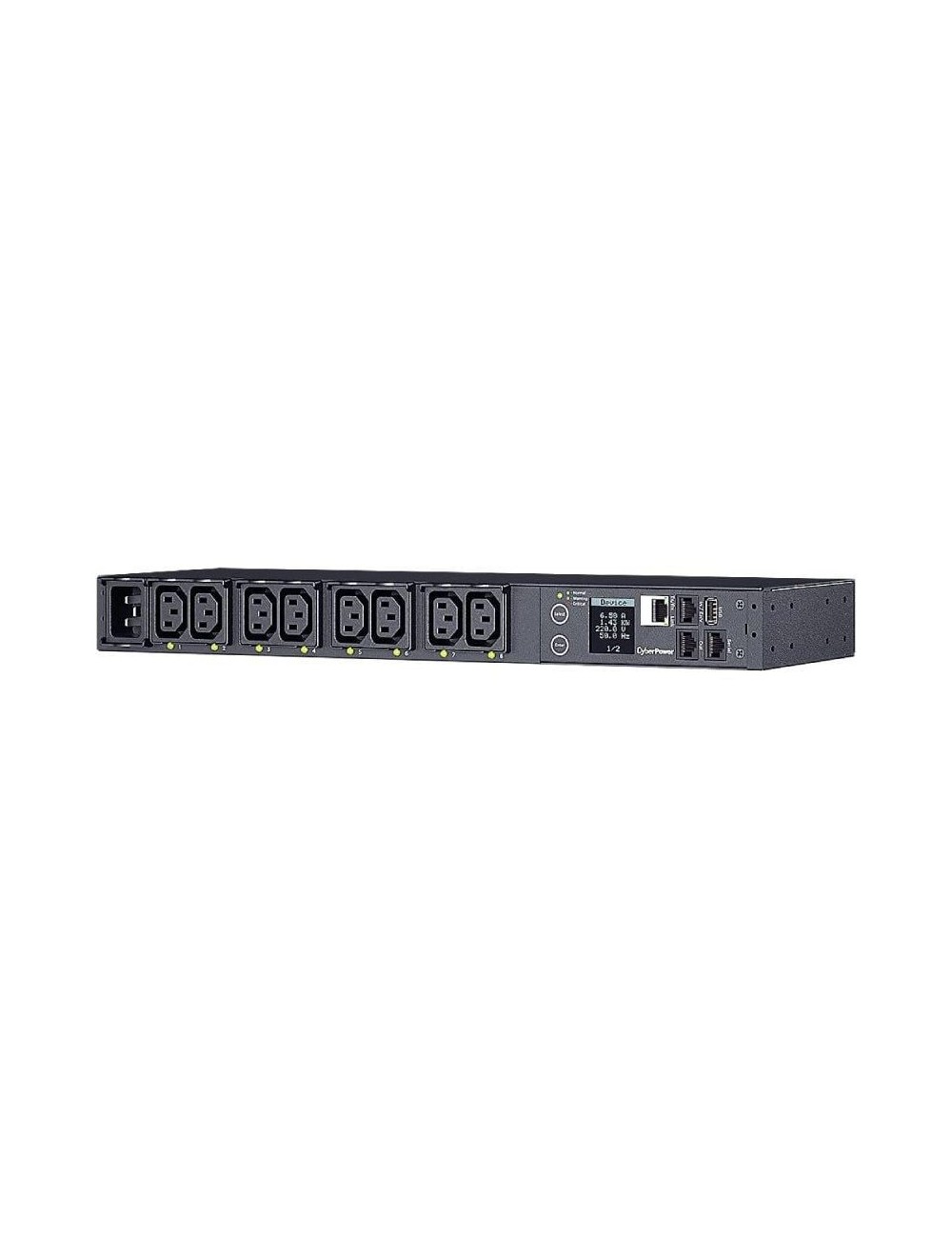 Unidad de Distribución para Alimentación Cyberpower PDU41005/ 16A/ 8x IEC C13/ Formato Rack 1U