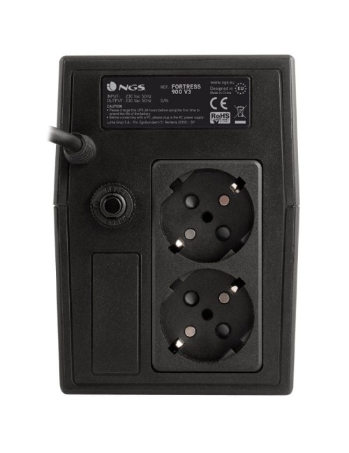 SAI Offline NGS Fortress 900 V3/ 600VA/ 2 Salidas/ Formato Torre