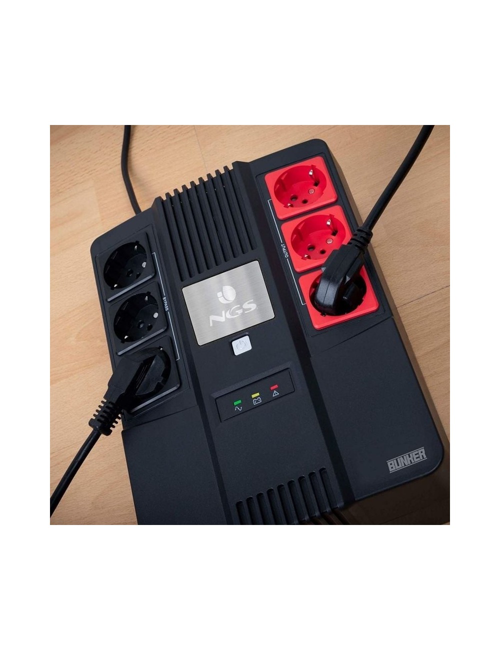 SAI Offline NGS Fortress Bunker/ 600VA-360W/ 6 Salidas/ Formato Bloque