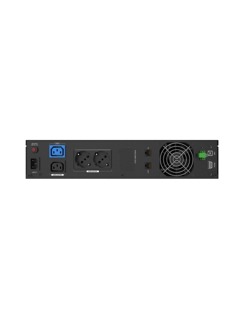 SAI Línea Interactiva Phasak Protekt Rack/ 1260VA-720W/ 4 Salidas/ Formato Rack