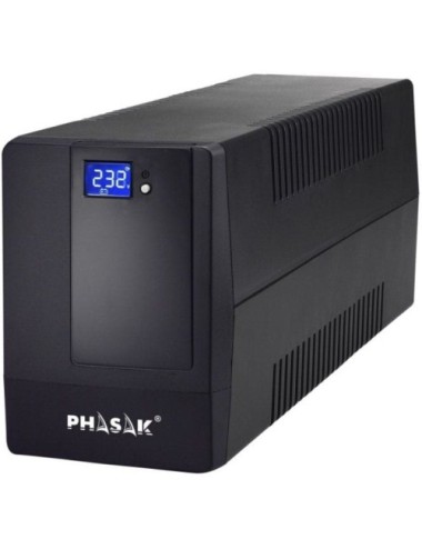 SAI Línea Interactiva Phasak 2000 VA LCD/ 2000VA/ 4 Salidas/ Formato Torre