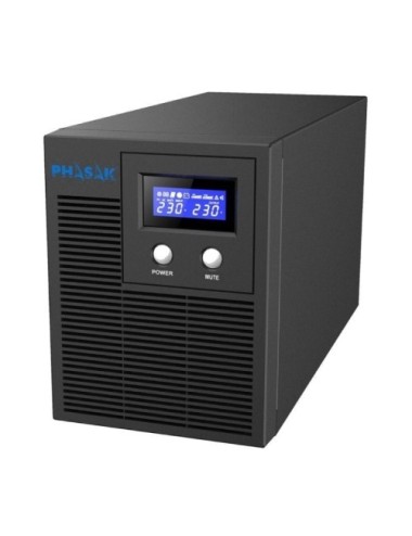 SAI Línea Interactiva Phasak Protekt 2160 VA/ 2160VA-1400W/ 4 Salidas/ Formato Torre
