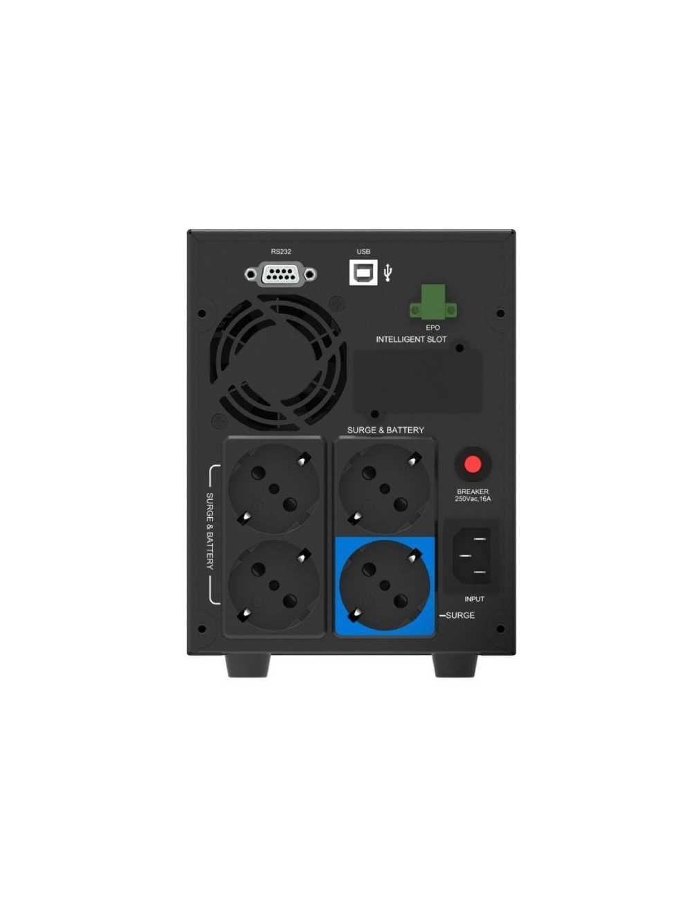 SAI Línea Interactiva Phasak Protekt 2160 VA/ 2160VA-1400W/ 4 Salidas/ Formato Torre