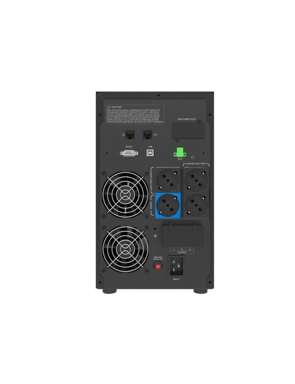 SAI Línea Interactiva Phasak Protekt 3160 VA/ 3160VA-2100W/ 6 Salidas/ Formato Torre
