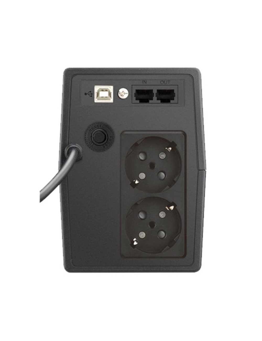 SAI Línea Interactiva Phasak 600 VA LCD/ 600VA/ 2 Salidas/ Formato Torre