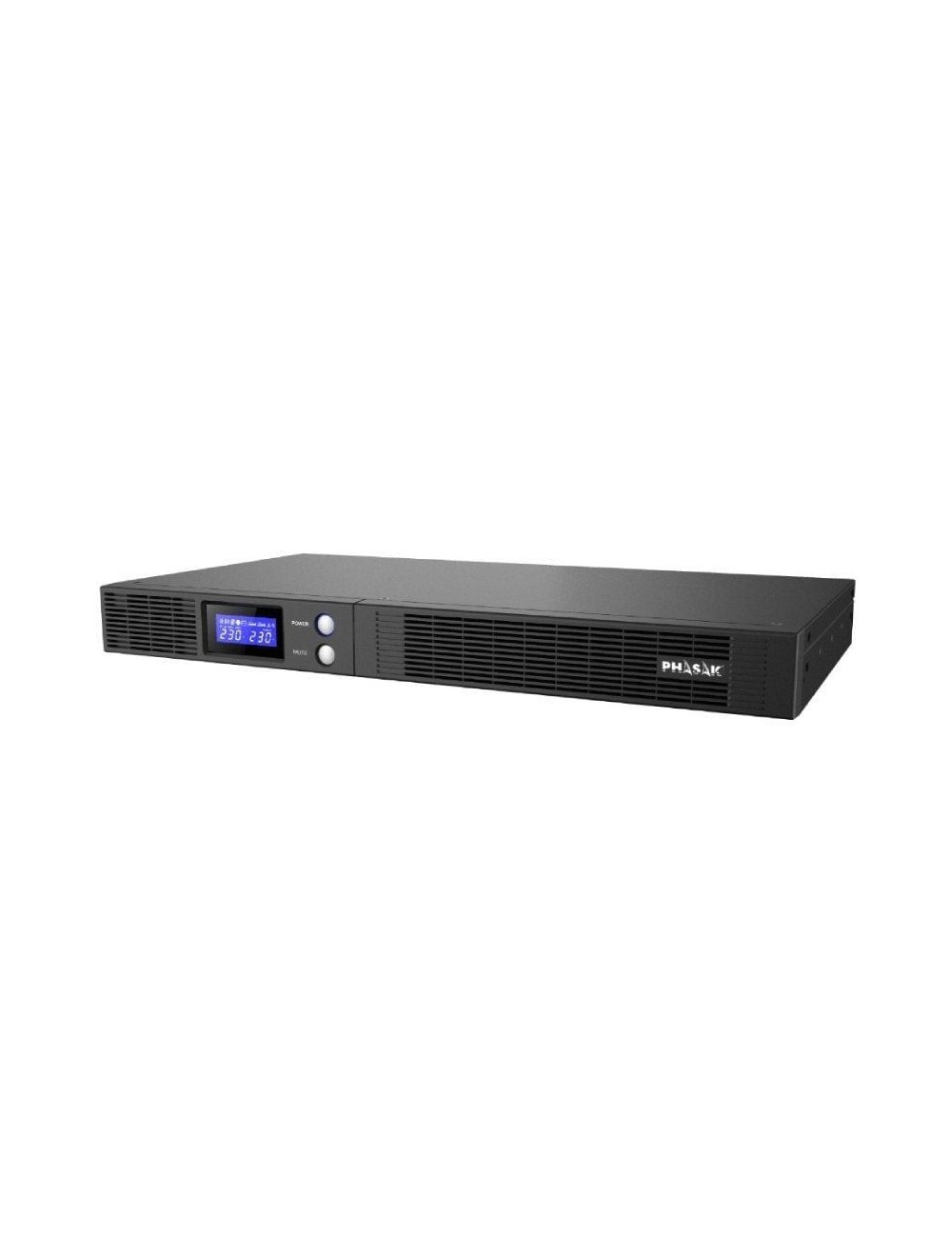SAI Línea Interactiva Phasak Protekt Slim Rack/ 750VA-450W/ 4 Salidas/ Formato Rack