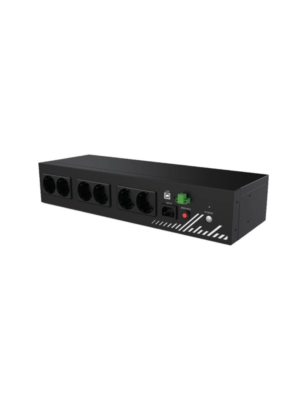 SAI Línea Interactiva Phasak Compact/ 800VA-480W/ 8 Salidas/ Formato Rack 2U