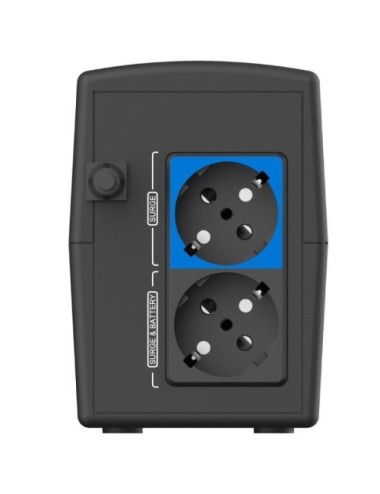 SAI Línea Interactiva Phasak Ottima 1060 VA Interactive/ 1060VA-600W/ 2 Salidas/ Formato Torre