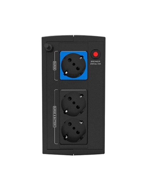 SAI Línea Interactiva Phasak Ottima 1060 VA Interactive/ 1060VA-600W/ 2 Salidas/ Formato Torre
