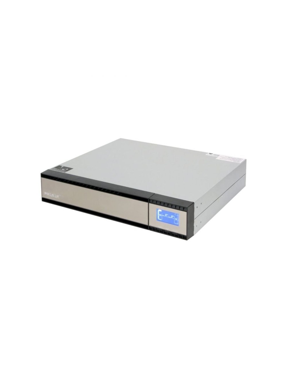 SAI Online Phasak Rack 3000 VA Online LCD/ 3000VA-2700W/ 8 Salidas/ Formato Rack