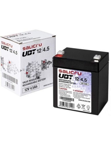 Batería Salicru UBT 12/4,5 compatible con SAI Salicru según especificaciones