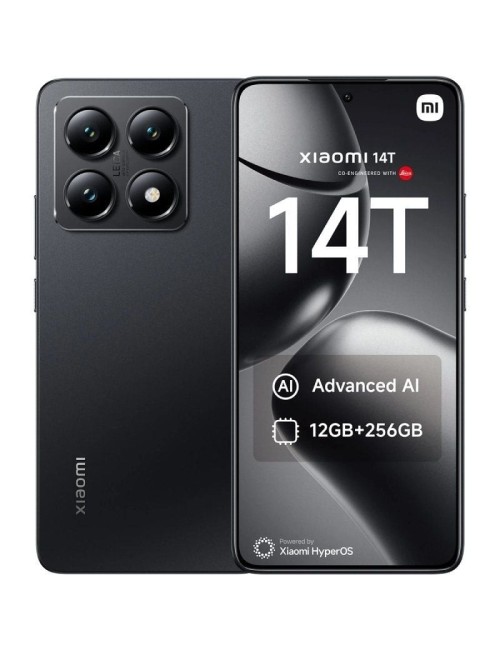 Smartphone Xiaomi 14T 12GB/ 256GB/ 6.67'/ 5G/ Negro
