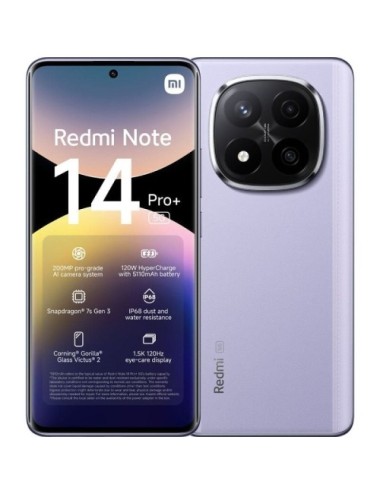 Smartphone Xiaomi Redmi Note 14 Pro+ 8GB/ 256GB/ 6.67'/ 5G/ Púrpura