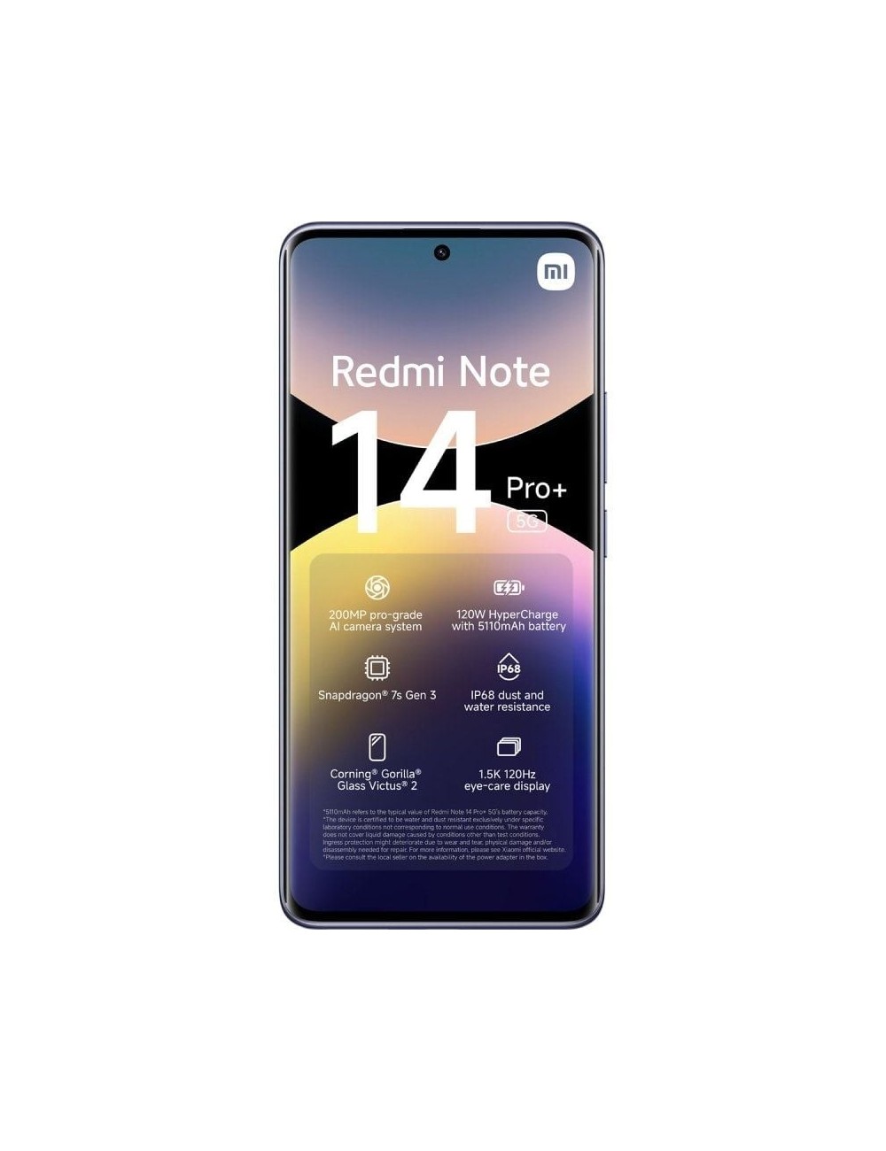 Smartphone Xiaomi Redmi Note 14 Pro+ 8GB/ 256GB/ 6.67'/ 5G/ Púrpura