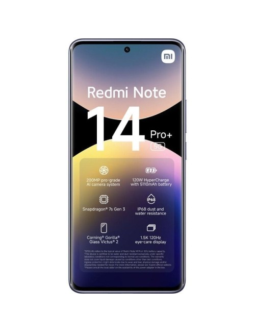 Smartphone Xiaomi Redmi Note 14 Pro+ 8GB/ 256GB/ 6.67'/ 5G/ Púrpura