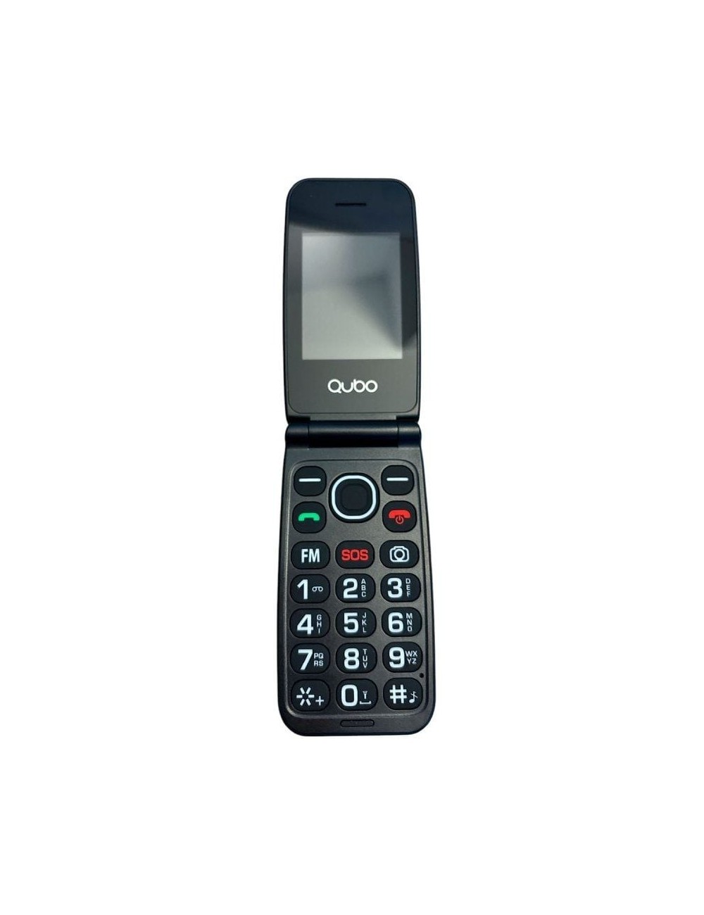 Teléfono Móvil Qubo NEONW-BK 4G para Personas Mayores/ Negro