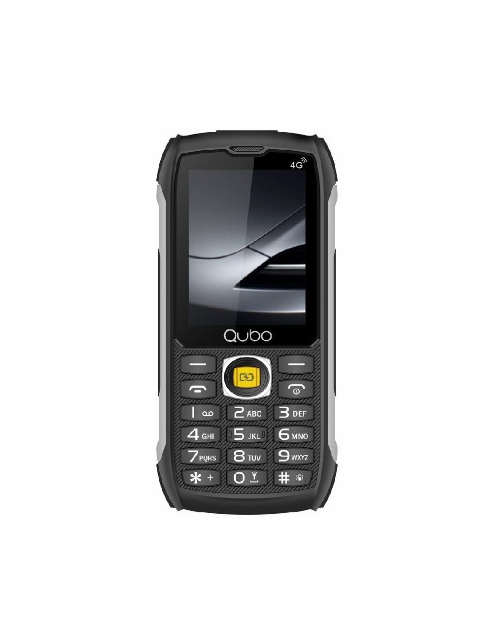 Teléfono Móvil Rugerizado Qubo ST-002 para Personas Mayores/ Negro