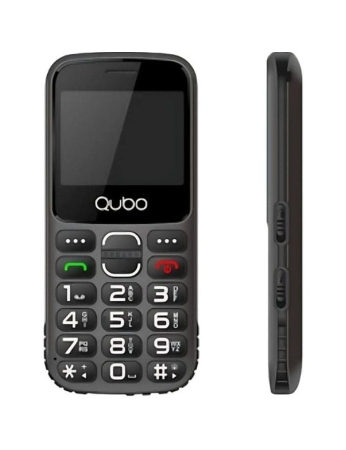 Teléfono Móvil Qubo X-230BKC 4G para Personas Mayores/ Negro