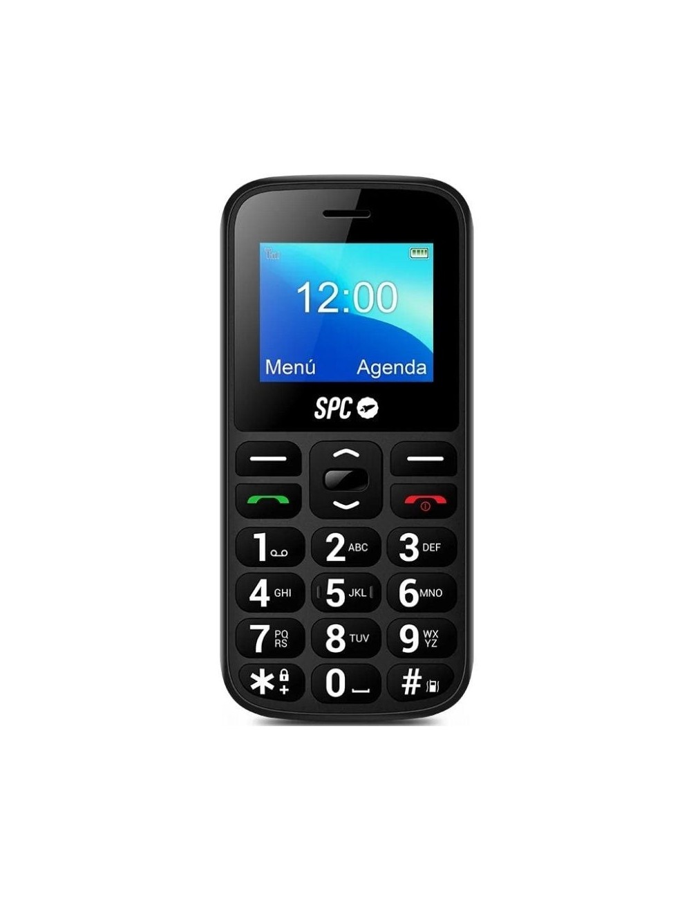 Teléfono Móvil SPC Fortune 2 4G para Personas Mayores/ Negro
