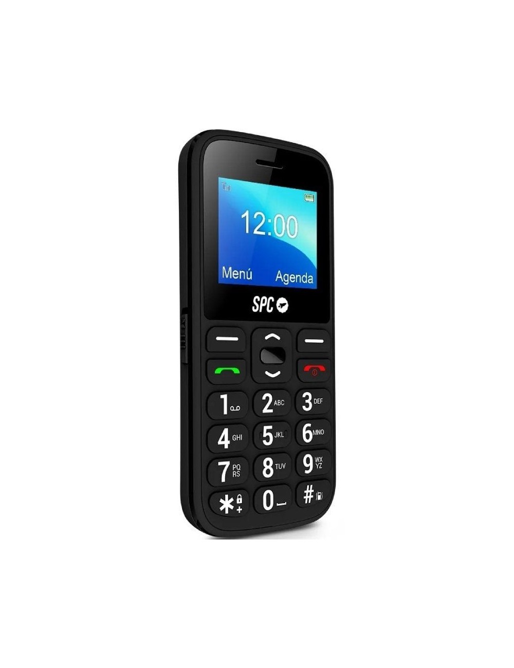 Teléfono Móvil SPC Fortune 2 4G para Personas Mayores/ Negro