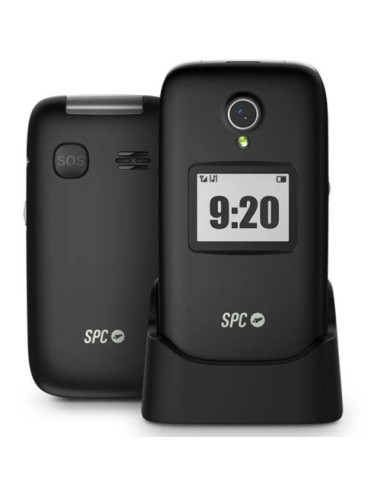 Teléfono Móvil SPC Polaris para Personas Mayores/ 4G/ Negro