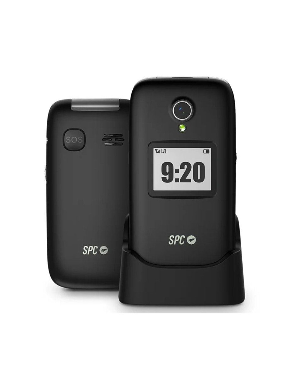 Teléfono Móvil SPC Polaris para Personas Mayores/ 4G/ Negro