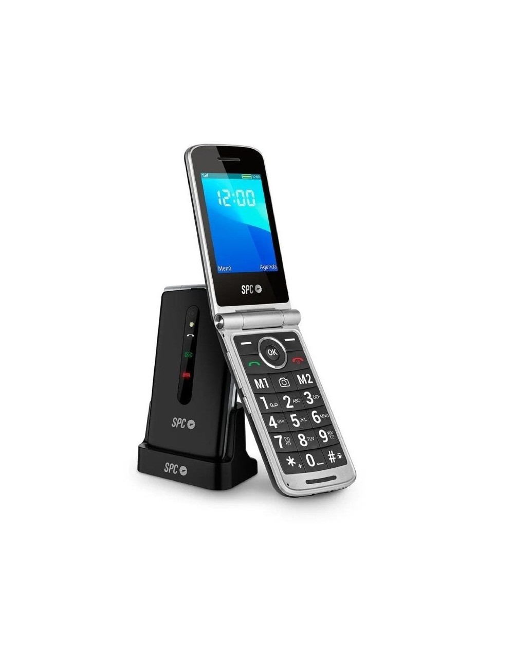 Teléfono Móvil SPC Prince 4G para Personas Mayores/ Negro