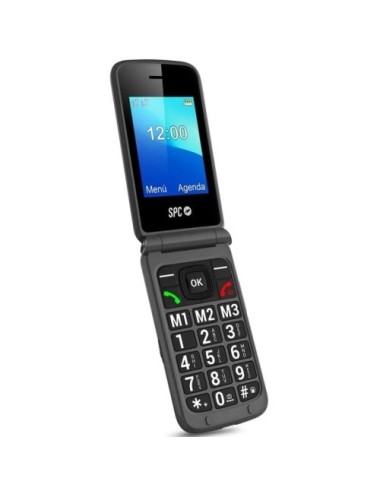 Teléfono Móvil SPC Stella 3 para Personas Mayores/ 4G/ Negro