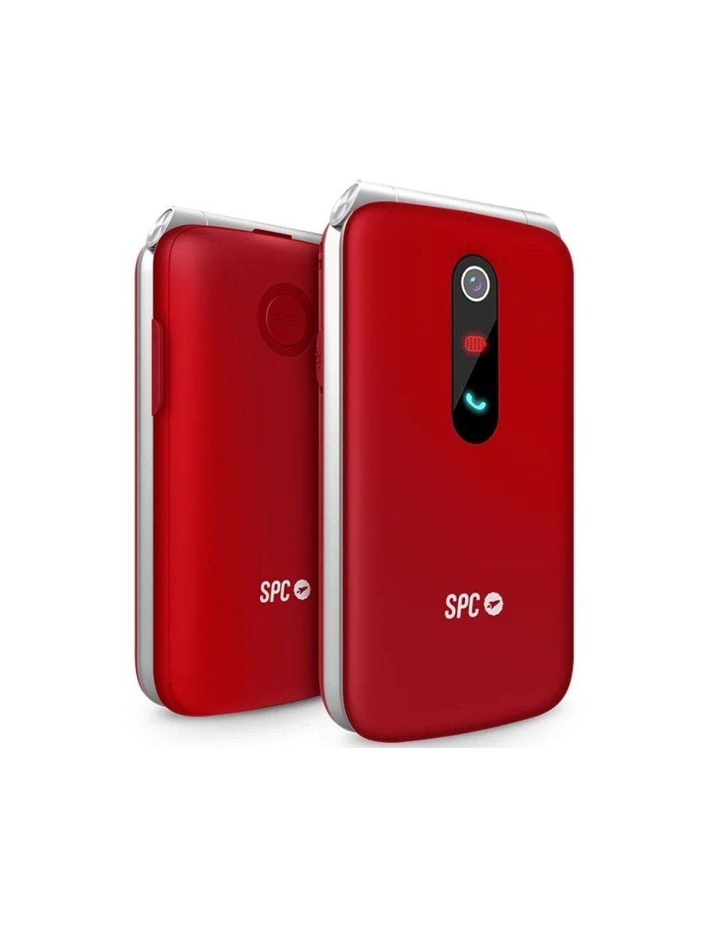 Teléfono Móvil SPC Stella 3 para Personas Mayores/ 4G/ Rojo