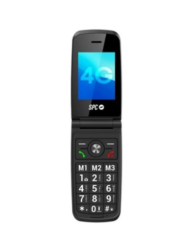 Teléfono Móvil SPC Titan 2 para Personas Mayores/ 4G/ Negro
