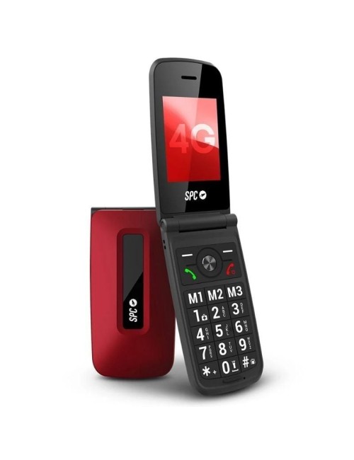 Teléfono Móvil SPC Titan 2 para Personas Mayores/ 4G/ Rojo