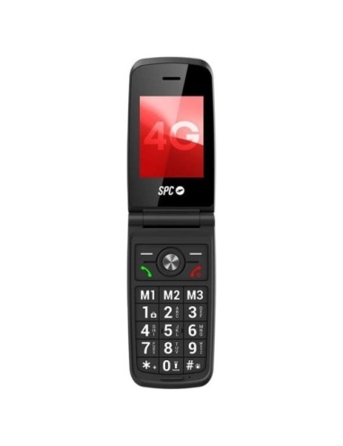 Teléfono Móvil SPC Titan 2 para Personas Mayores/ 4G/ Rojo