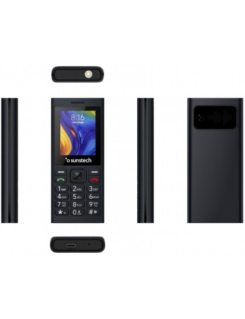 Teléfono Móvil Sunstech CEL5/ Negro