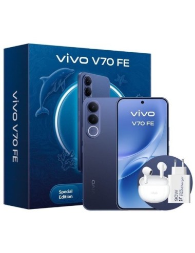 Smartphone Vivo V70 FE 8GB/ 512GB/ 6.83'/ 5G/ Azul/ Incluye Cargador + Auriculares