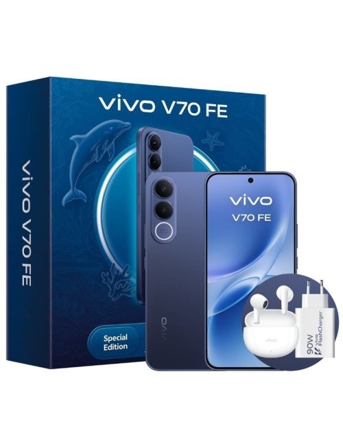 Smartphone Vivo V70 FE 8GB/ 512GB/ 6.83'/ 5G/ Azul/ Incluye Cargador + Auriculares