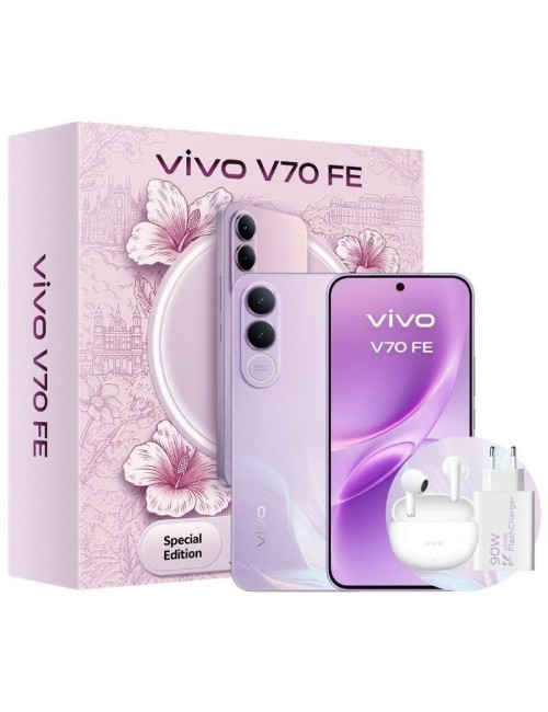 Smartphone Vivo V70 FE 8GB/ 512GB/ 6.83'/ 5G/ Púrpura/ Incluye Cargador + Auriculares