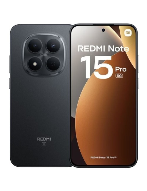 Smartphone Xiaomi Redmi Note 15 Pro 8GB/ 512GB/ 6.83'/ 5G/ Negro