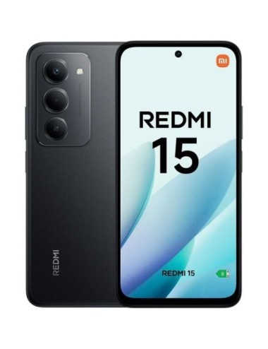 Smartphone Xiaomi Redmi 15 6GB/ 128GB/ 6.9'/ Negro