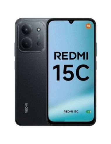 Smartphone Xiaomi Redmi 15C 4GB/ 256GB/ 6.9'/ Negro